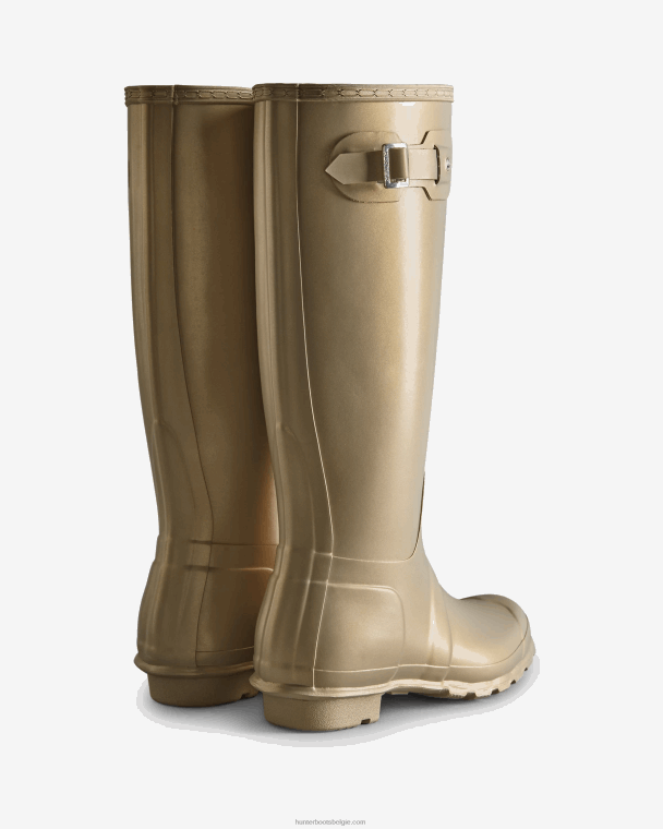 X226V166 Nebula hoge regenlaarzen vrouwen Hunter bleek goud