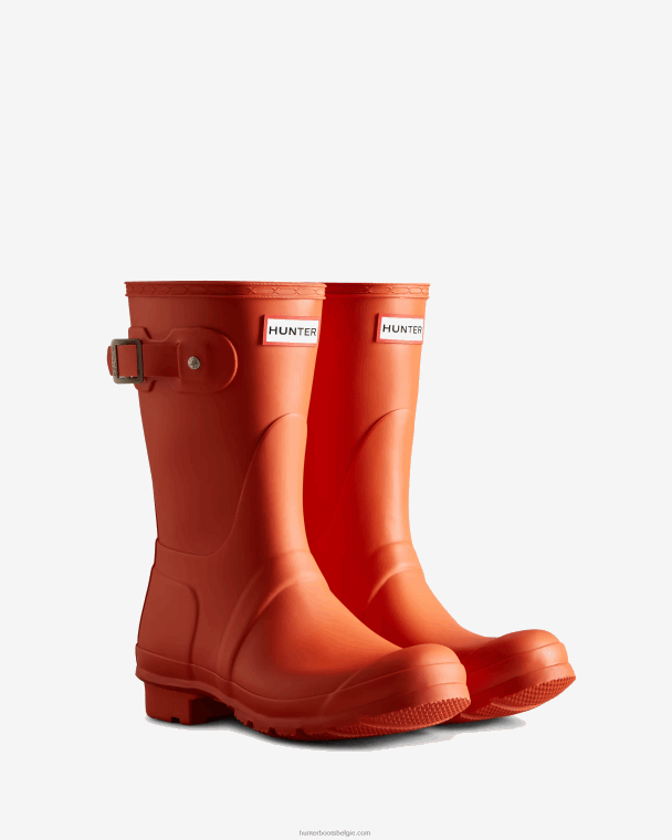 X226V171 originele korte regenlaarzen vrouwen Hunter rorbu roest