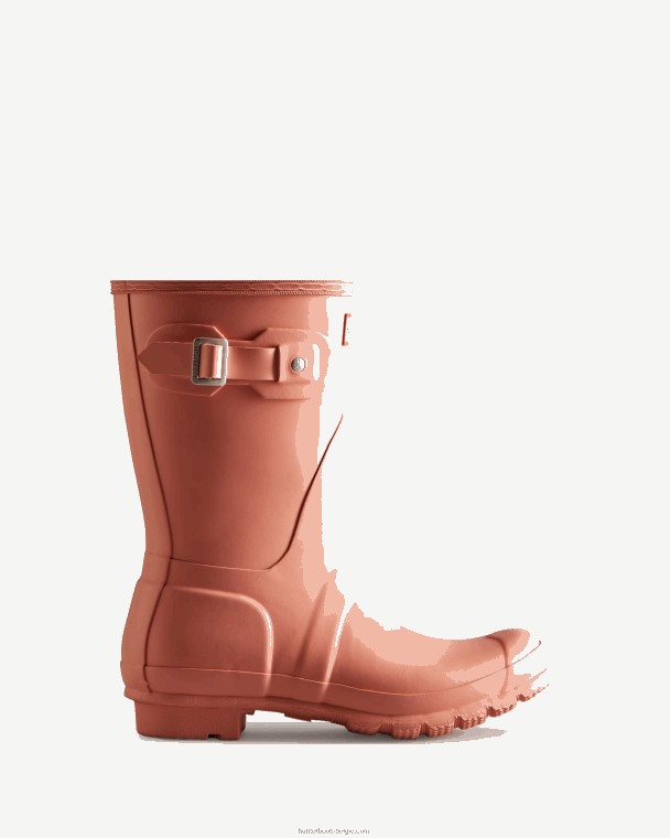 X226V172 originele korte regenlaarzen vrouwen Hunter ruw roze