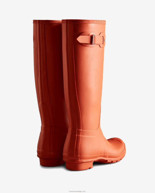 X226V186 originele hoge regenlaarzen vrouwen Hunter rorbu roest