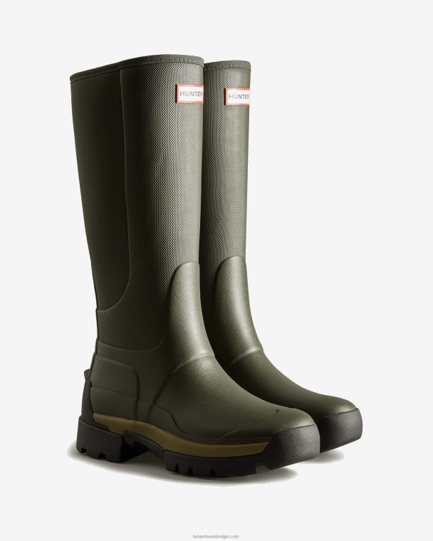 X226V193 balmoral field hybride hoge regenlaarzen vrouwen Hunter
