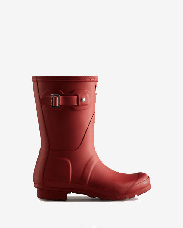 X226V19 originele korte regenlaarzen vrouwen Hunter militair rood
