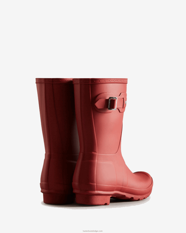 X226V19 originele korte regenlaarzen vrouwen Hunter militair rood