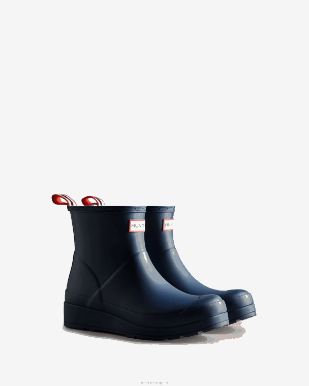 X226V214 speel korte regenlaarzen vrouwen Hunter kerhuelen marine