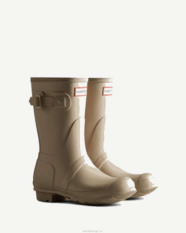 X226V21 originele korte regenlaarzen vrouwen Hunter schuimende steen
