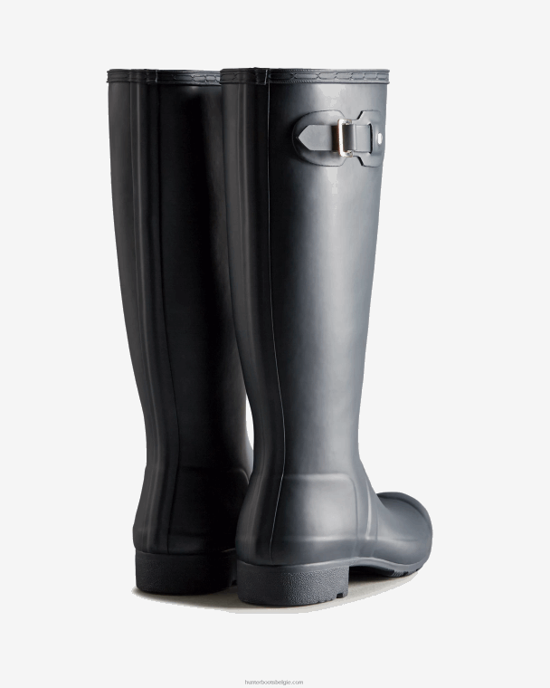 X226V229 tour opvouwbare hoge regenlaarzen vrouwen Hunter marine
