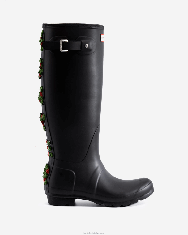 X226V230 club bum backstrap hoge regenlaarzen vrouwen Hunter zwart