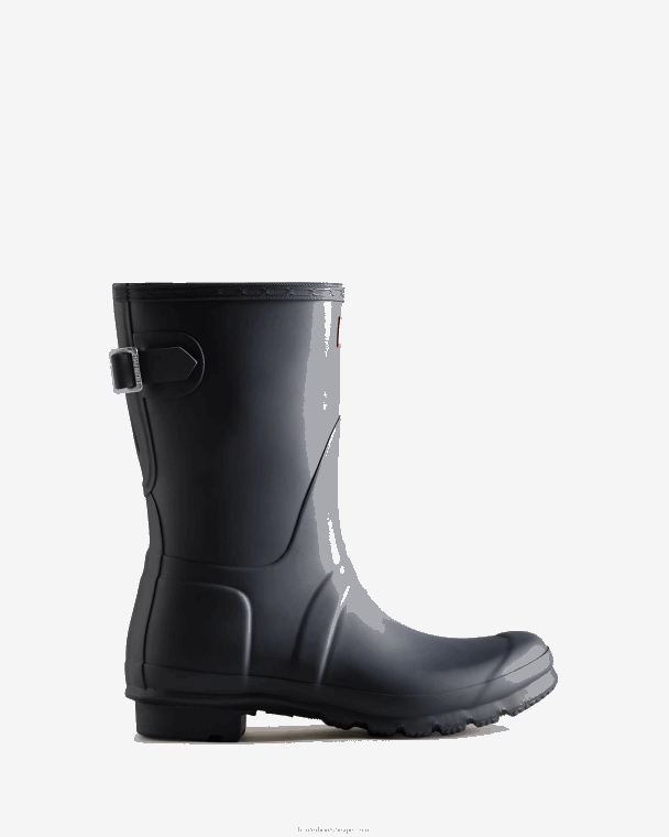 X226V24 verstelbare regenlaarzen met korte rug vrouwen Hunter marine