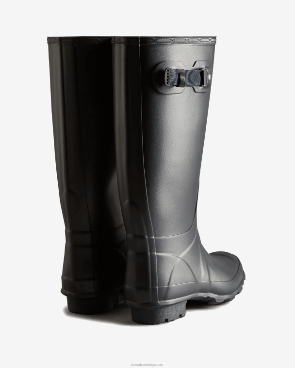 X226V303 huntress regenlaarzen met wijde pijpen vrouwen Hunter marine