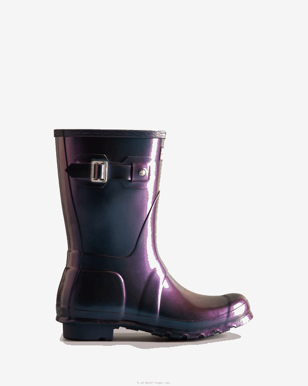X226V311 nebula korte regenlaarzen vrouwen Hunter stormbaan blauw
