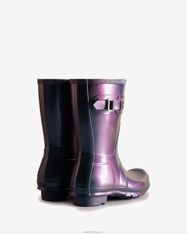 X226V311 nebula korte regenlaarzen vrouwen Hunter stormbaan blauw