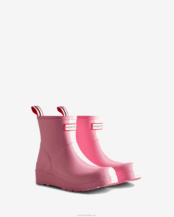 X226V34 speel korte regenlaarzen vrouwen Hunter roze bruisen
