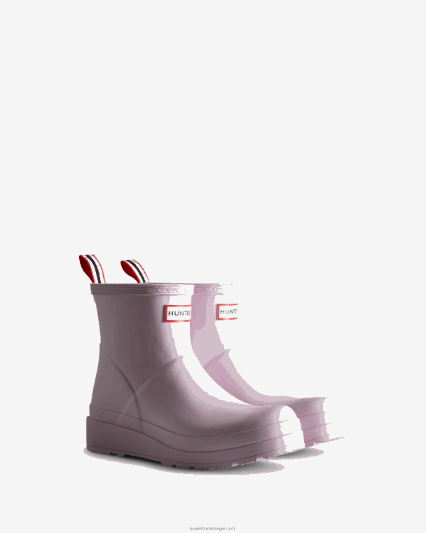 X226V36 speel korte regenlaarzen vrouwen Hunter getemperd mauve
