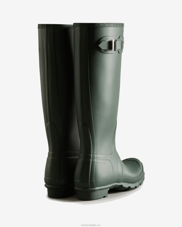 X226V58 originele hoge regenlaarzen vrouwen Hunter groente