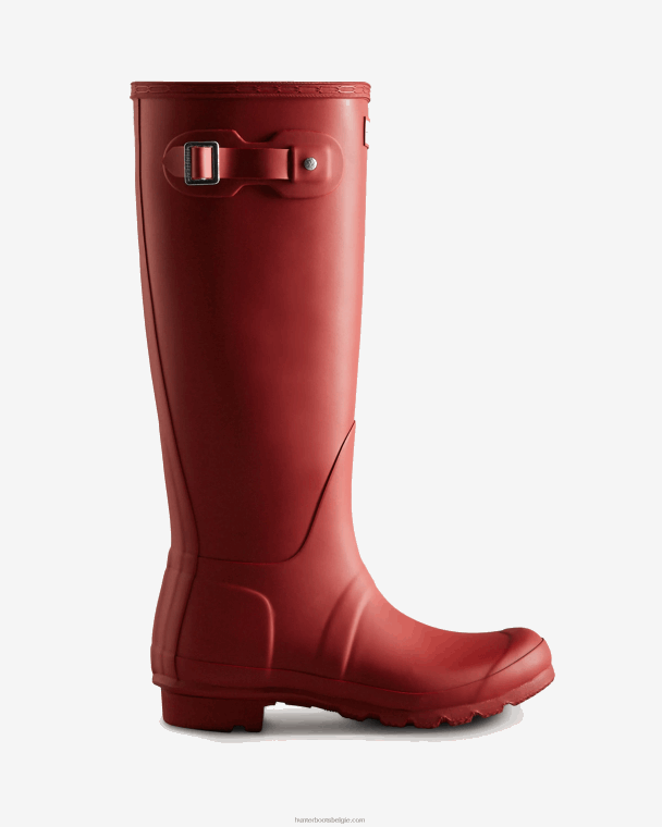X226V59 originele hoge regenlaarzen vrouwen Hunter militair rood