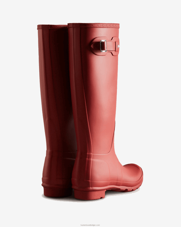 X226V59 originele hoge regenlaarzen vrouwen Hunter militair rood
