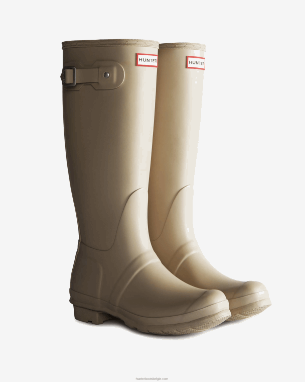 X226V61 originele hoge regenlaarzen vrouwen Hunter schuimende steen