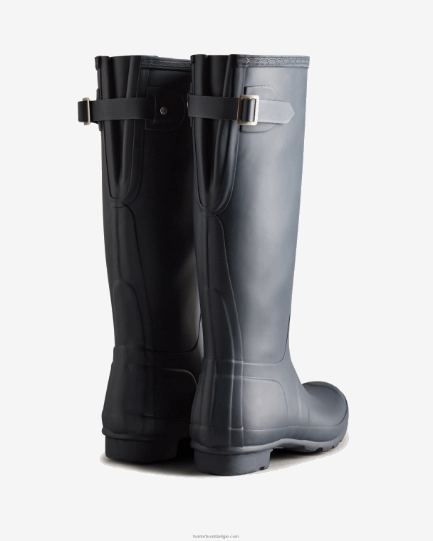 X226V64 verstelbare regenlaarzen met hoge rug vrouwen Hunter marine
