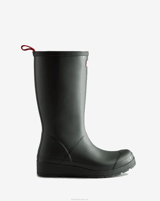 X226V96 speel hoge regenlaarzen vrouwen Hunter arctisch mosgroen