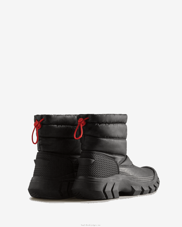 X226V121 onverschrokken geïsoleerde korte snowboots vrouwen Hunter zwart