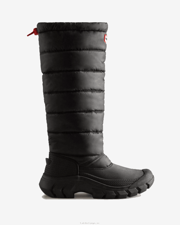 X226V122 onverschrokken geïsoleerde hoge snowboots vrouwen Hunter zwart