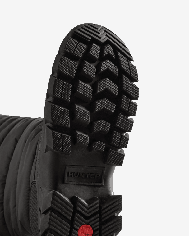 X226V122 onverschrokken geïsoleerde hoge snowboots vrouwen Hunter zwart