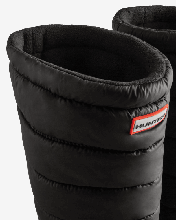 X226V122 onverschrokken geïsoleerde hoge snowboots vrouwen Hunter zwart