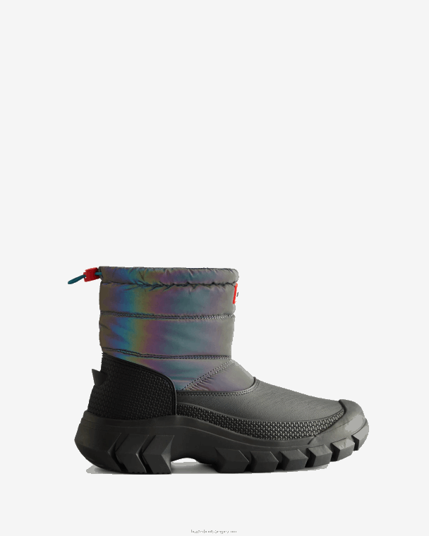 X226V149 onverschrokken geïsoleerde korte Nebula snowboots vrouwen Hunter stornoway blauw/xray marine