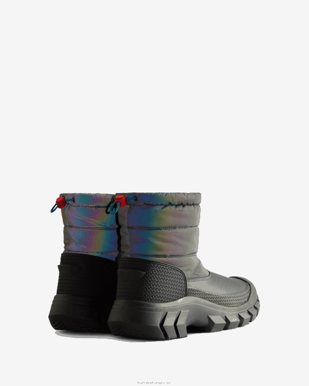 X226V149 onverschrokken geïsoleerde korte Nebula snowboots vrouwen Hunter stornoway blauw/xray marine