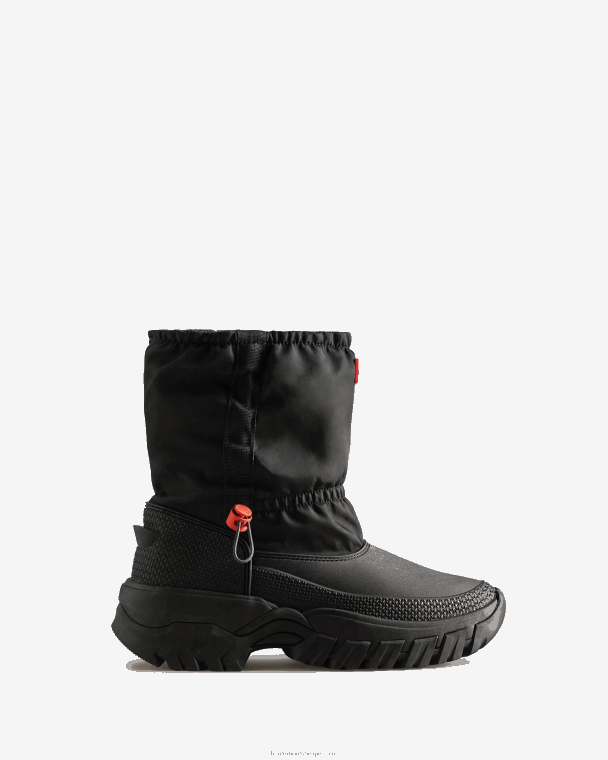 X226V150 Wanderer geïsoleerde korte slouch snowboots vrouwen Hunter zwart