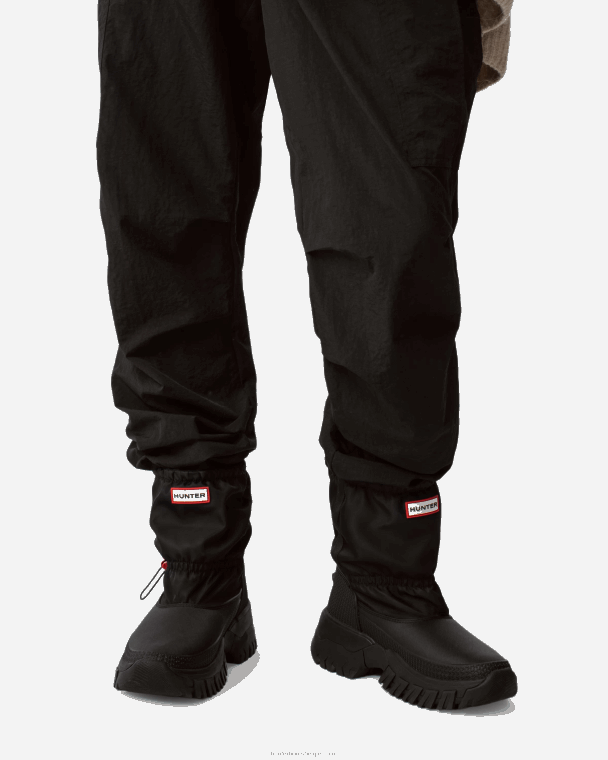 X226V150 Wanderer geïsoleerde korte slouch snowboots vrouwen Hunter zwart
