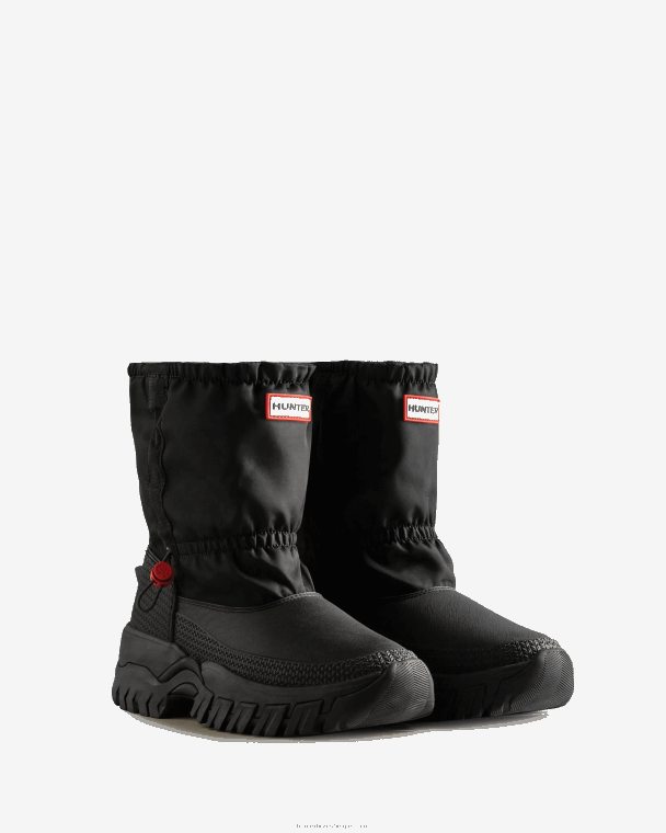 X226V150 Wanderer geïsoleerde korte slouch snowboots vrouwen Hunter zwart