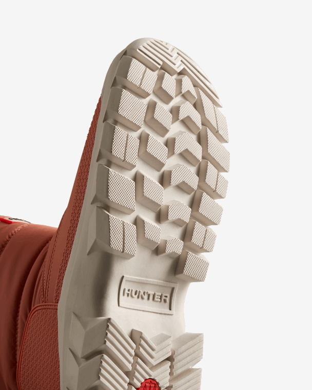 X226V204 onverschrokken geïsoleerde korte snowboots vrouwen Hunter ruwe roze/witte wilg