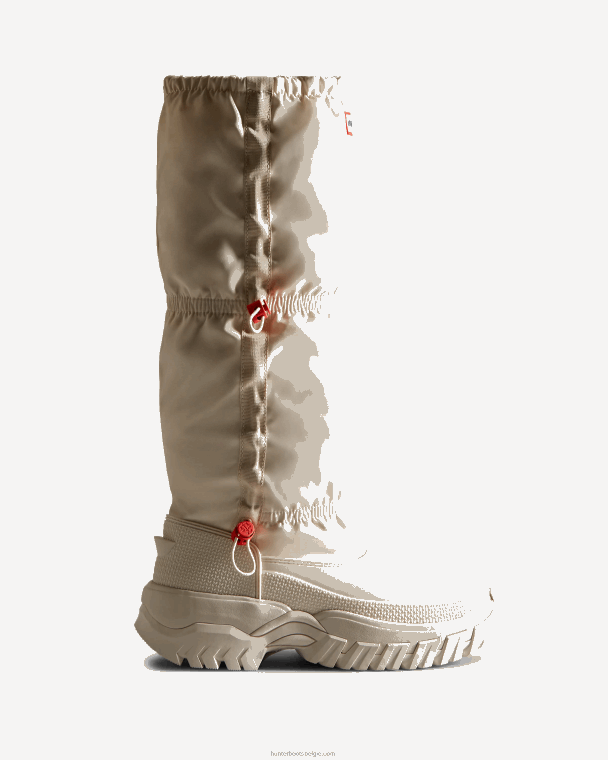 X226V207 Wanderer geïsoleerde lange slouch snowboots vrouwen Hunter witte wilg