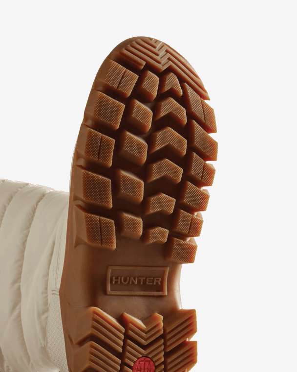 X226V322 onverschrokken geïsoleerde hoge snowboots vrouwen Hunter witte wilg/gom