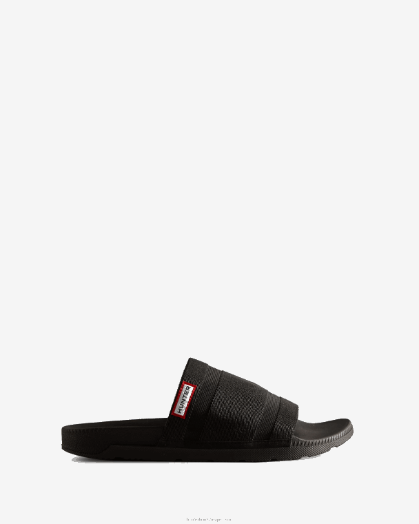 X226V106 elastische dia's vrouwen Hunter zwart