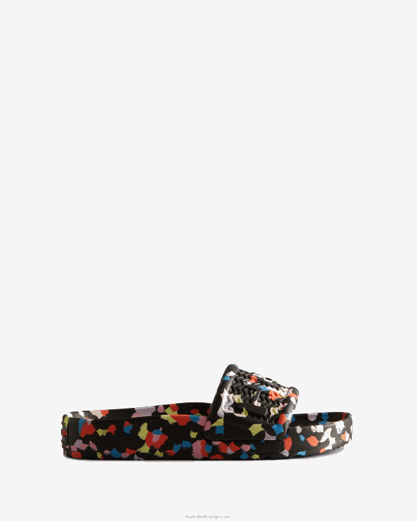 X226V108 bloom marmeren dia's vrouwen Hunter zwart