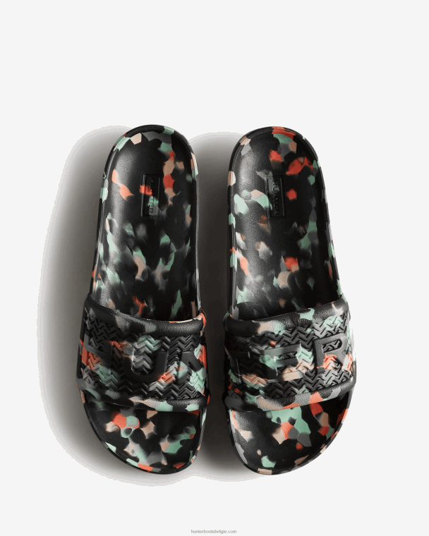 X226V285 bloom marmeren dia's vrouwen Hunter zwart