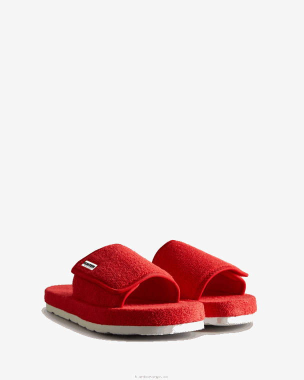 X226V326 badstof strand platform verstelbare glijbaan vrouwen Hunter rood
