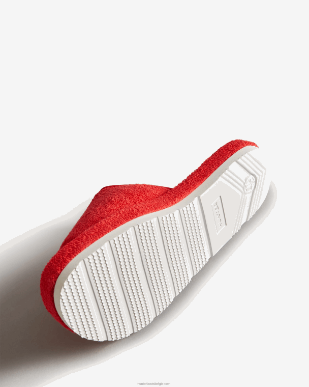 X226V326 badstof strand platform verstelbare glijbaan vrouwen Hunter rood
