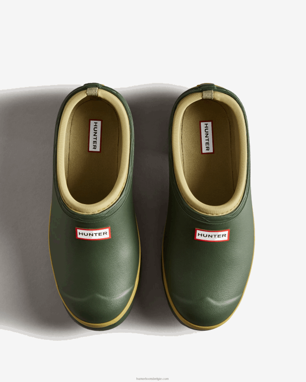 X226V113 tuinman klompen vrouwen Hunter wijnoogst groen