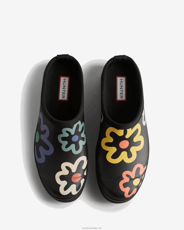 X226V116 speel klompen met bloemenprint vrouwen Hunter bloemenprint
