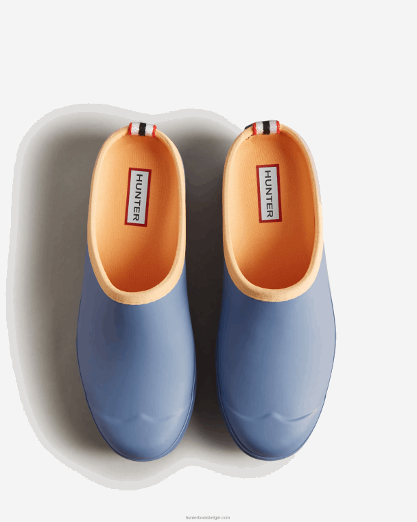 X226V144 klompen spelen vrouwen Hunter stornaway blauw/summit rise perzik