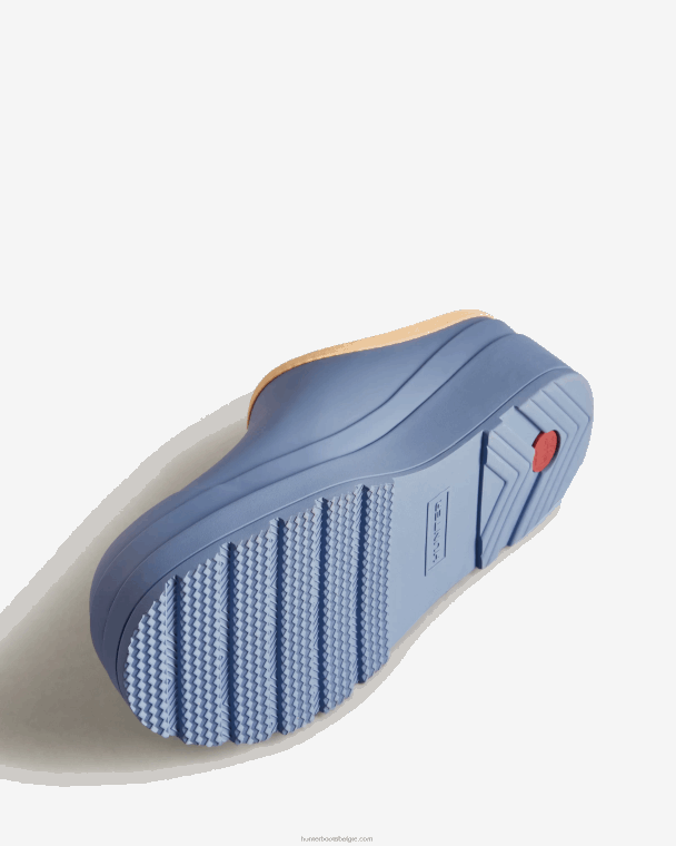 X226V144 klompen spelen vrouwen Hunter stornaway blauw/summit rise perzik