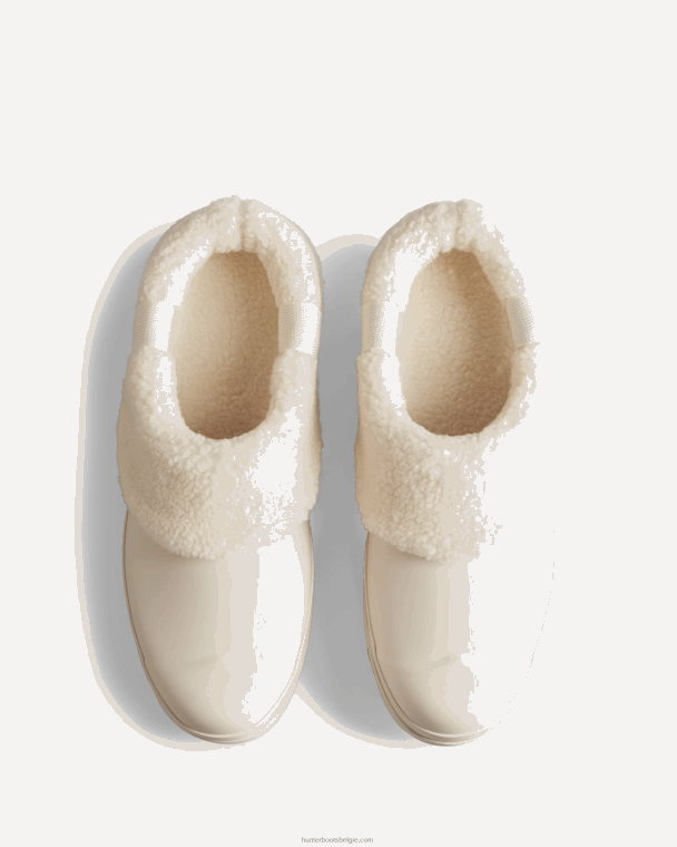 X226V261 play vegan shearling geïsoleerde klompen vrouwen Hunter witte wilg