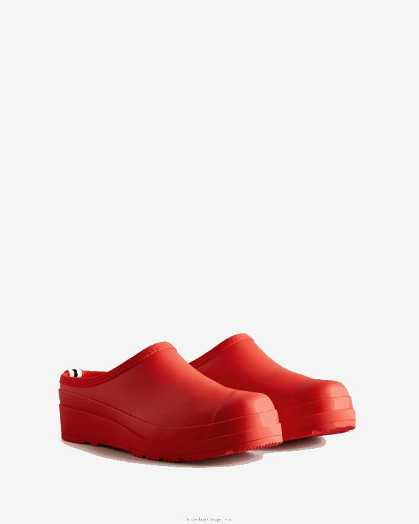 X226V290 klompen spelen vrouwen Hunter embleem rood