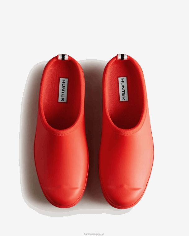 X226V290 klompen spelen vrouwen Hunter embleem rood