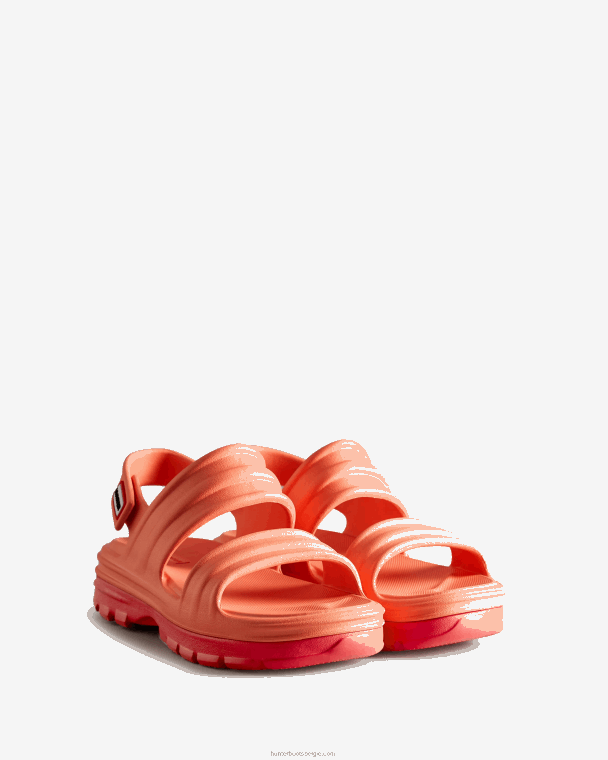X226V200 bloei sandaal vrouwen Hunter suncup oranje/lijsterbes roze