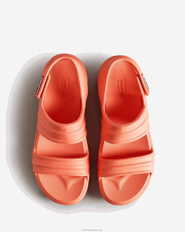 X226V200 bloei sandaal vrouwen Hunter suncup oranje/lijsterbes roze