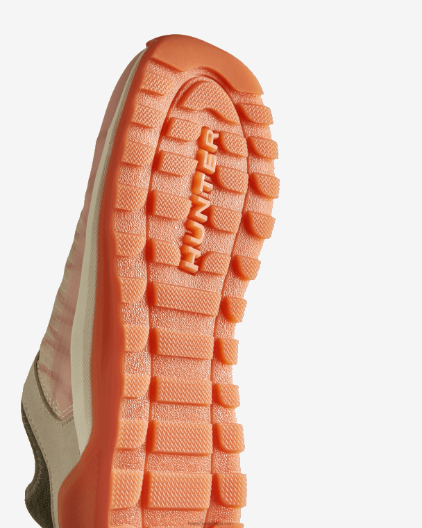 X226V114 reis sneaker vrouwen Hunter gearceerd wit/korstmos grn/skimming stone/koraal schaduw